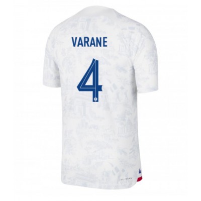 Francuska Raphael Varane #4 Gostujuci Dres SP 2022 Kratak Rukav